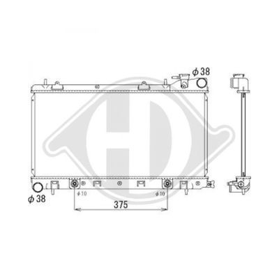 Radiator racire motor