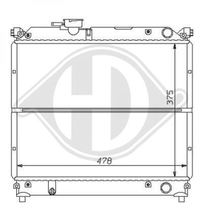 Radiator racire motor