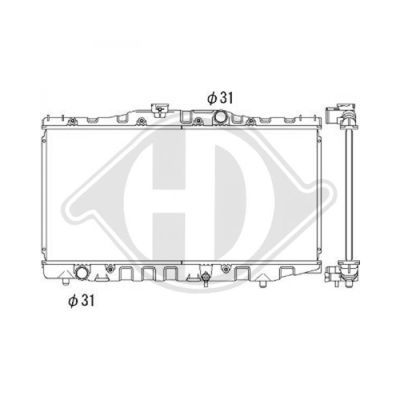 Radiator racire motor