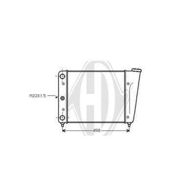 Radiator racire motor