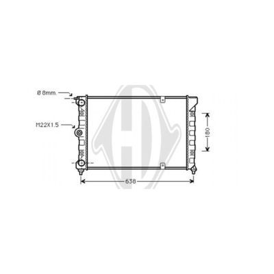 Radiator racire motor