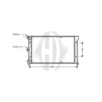 Radiator racire motor