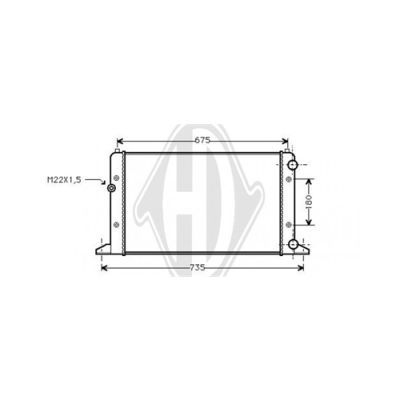 Radiator racire motor