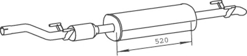 Toba esapament intermediara