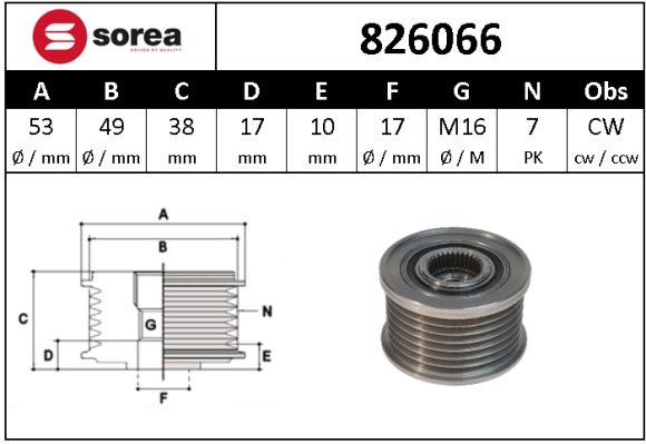 Fulie alternator