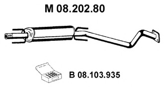 Toba esapament intermediara