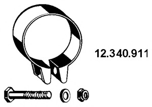 Conector teava sistem de esapament