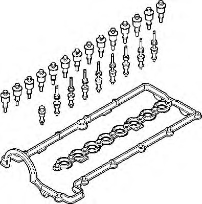 Set garnituri capac supape