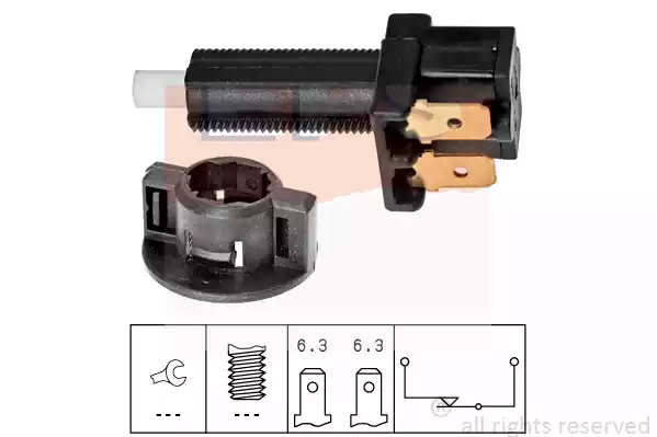 Comutator lumini frana