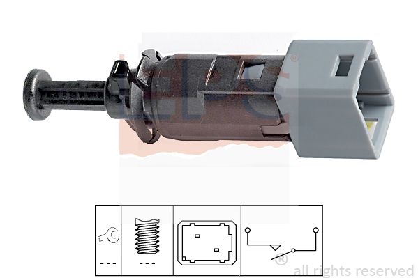 Comutator lumini frana