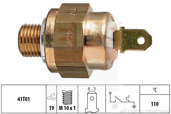 Comutator temperatura racire