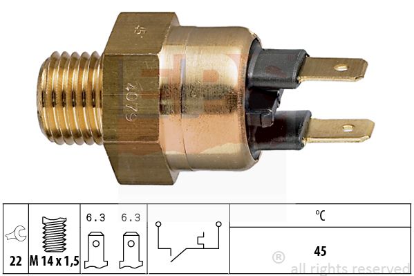 Comutator temperatura racire