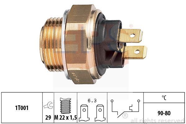 Comutator temperatura ventilator radiator