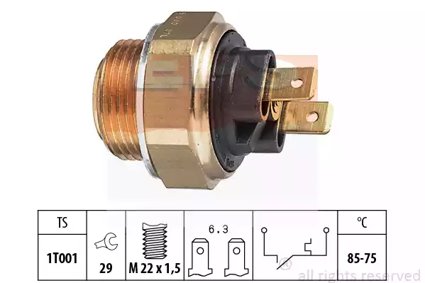 Comutator temperatura ventilator radiator