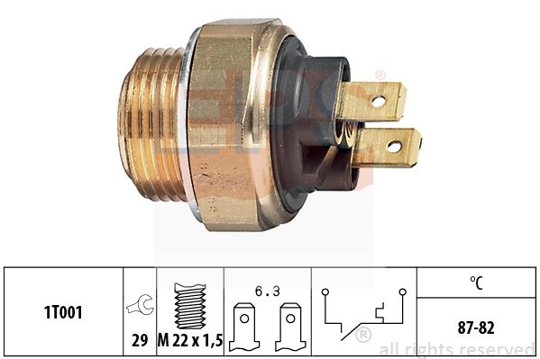 Comutator temperatura ventilator radiator