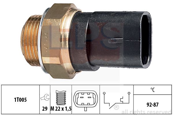 Comutator temperatura ventilator radiator