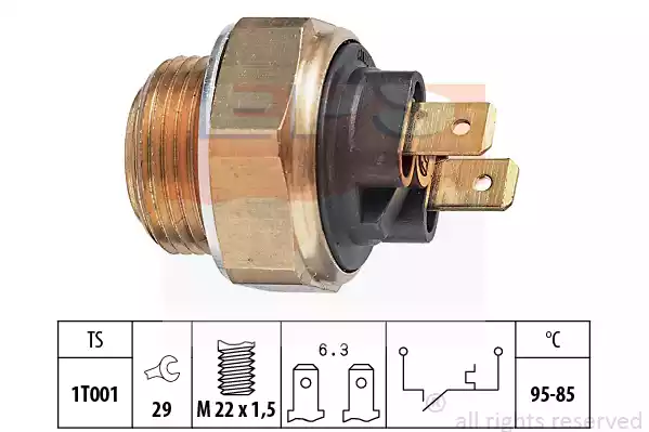 Comutator temperatura ventilator radiator