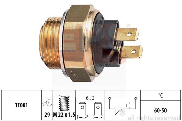 Comutator temperatura ventilator radiator