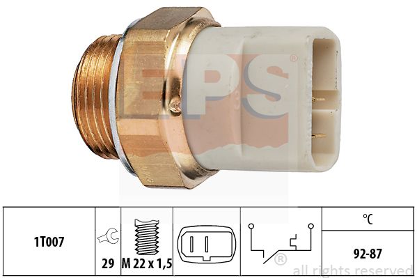 Comutator temperatura, ventilator radiator