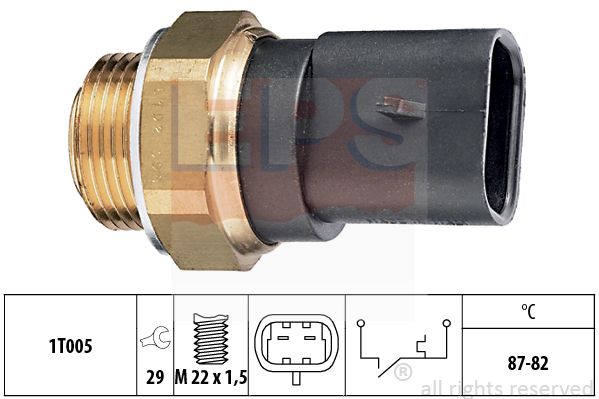 Comutator temperatura ventilator radiator