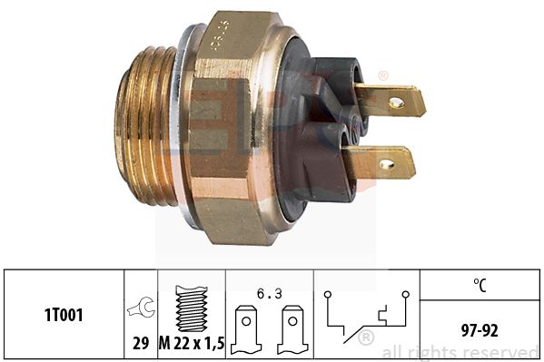 Comutator temperatura ventilator radiator