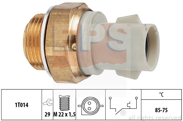 Comutator temperatura, ventilator radiator