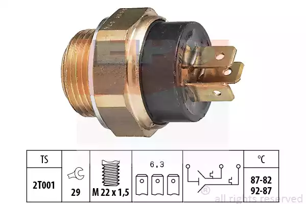 Comutator temperatura ventilator radiator