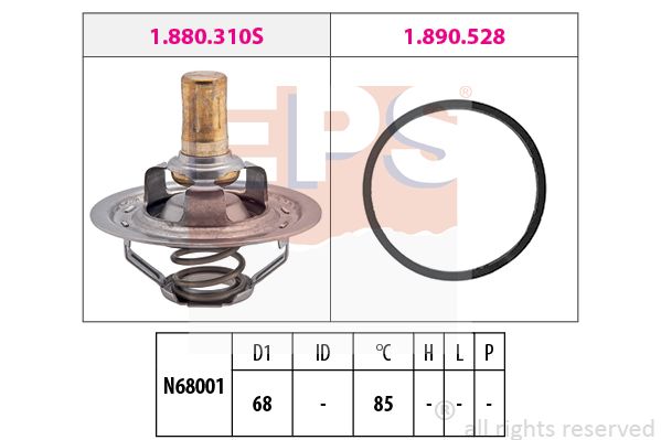 Termostat,lichid racire