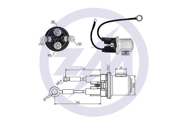 Solenoid electromotor