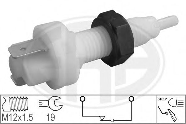 Comutator lumini frana