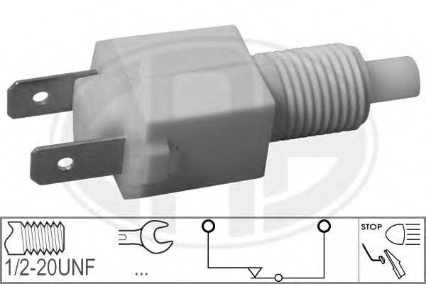 Comutator lumini frana