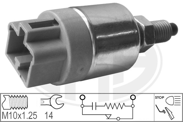 Comutator lumini frana