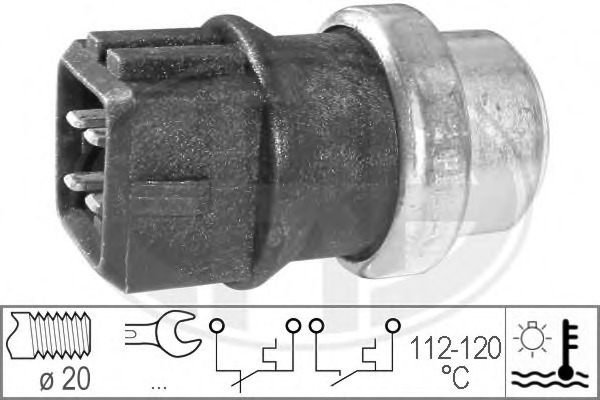 Comutator temperatura ventilator radiator