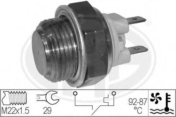 Comutator temperatura ventilator radiator