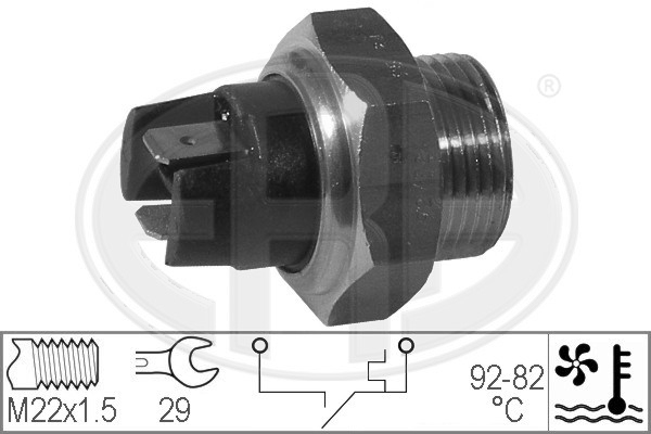 Comutator temperatura ventilator radiator