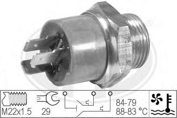 Comutator temperatura ventilator radiator