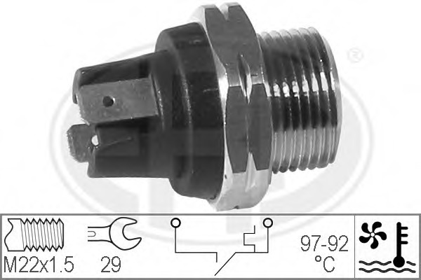 Comutator temperatura ventilator radiator