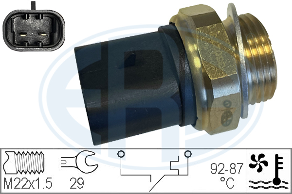 Comutator temperatura ventilator radiator