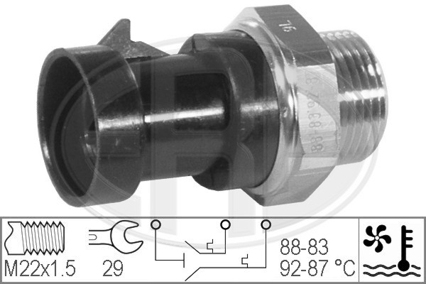 Comutator temperatura ventilator radiator