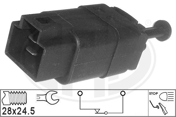 Comutator lumini frana