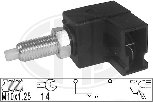 Comutator lumini frana