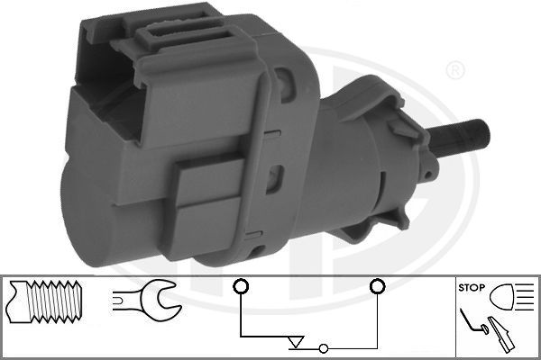 Comutator lumini frana