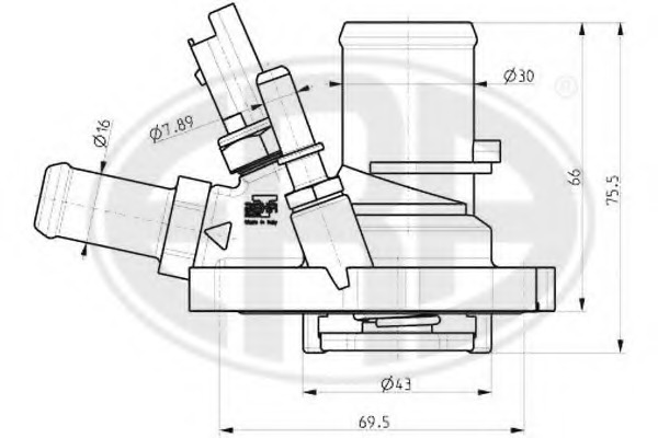 Termostat lichid racire