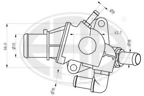 Termostat lichid racire