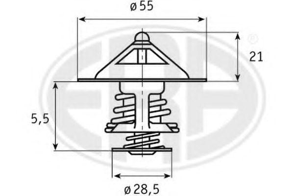 Termostat lichid racire