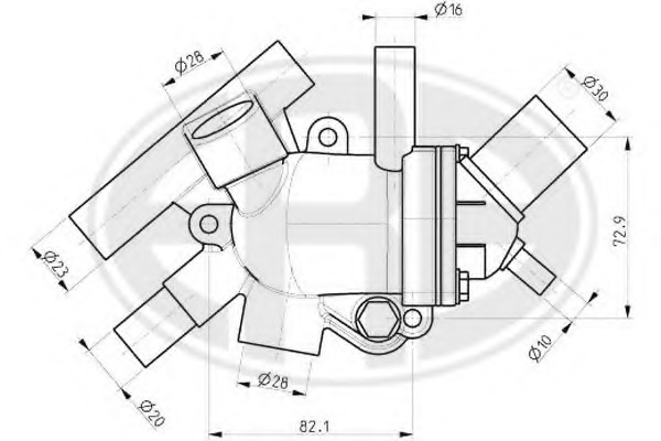 Termostat lichid racire