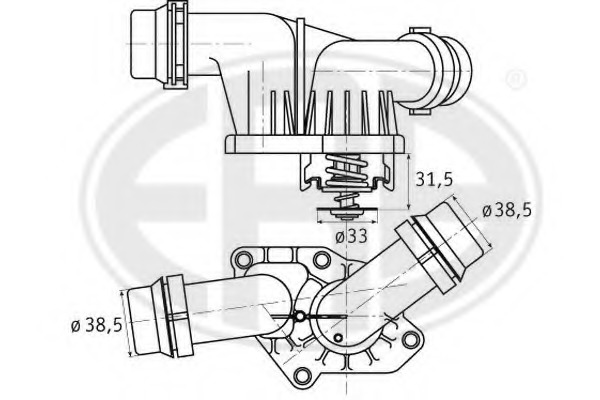 Termostat lichid racire