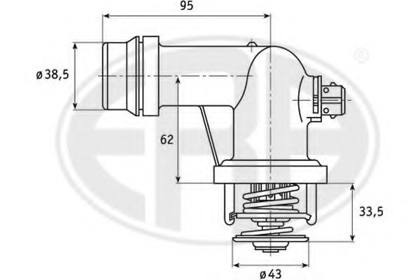 Termostat lichid racire