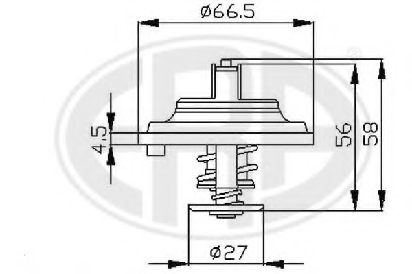 Termostat lichid racire