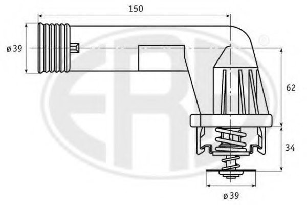 Termostat lichid racire